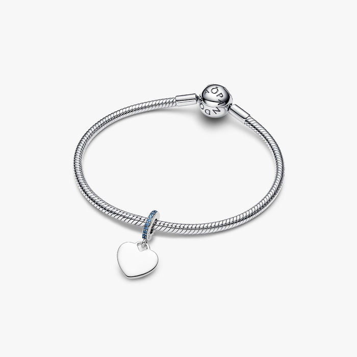 Charm Cuore Pendente da incidere