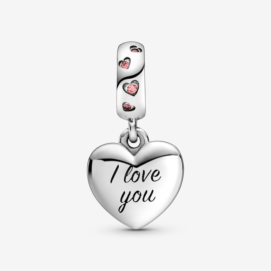 Pendentif Charm Coeur de Maman