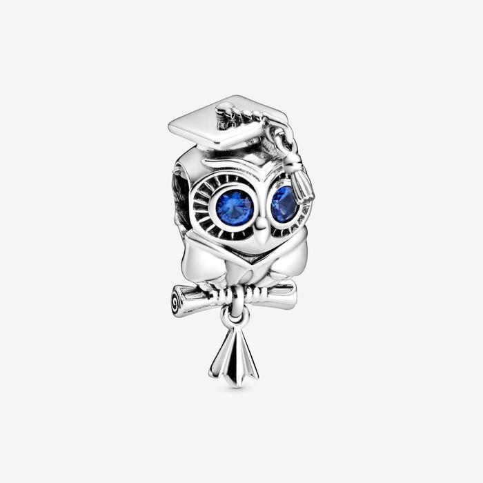 Breloque hibou diplômé