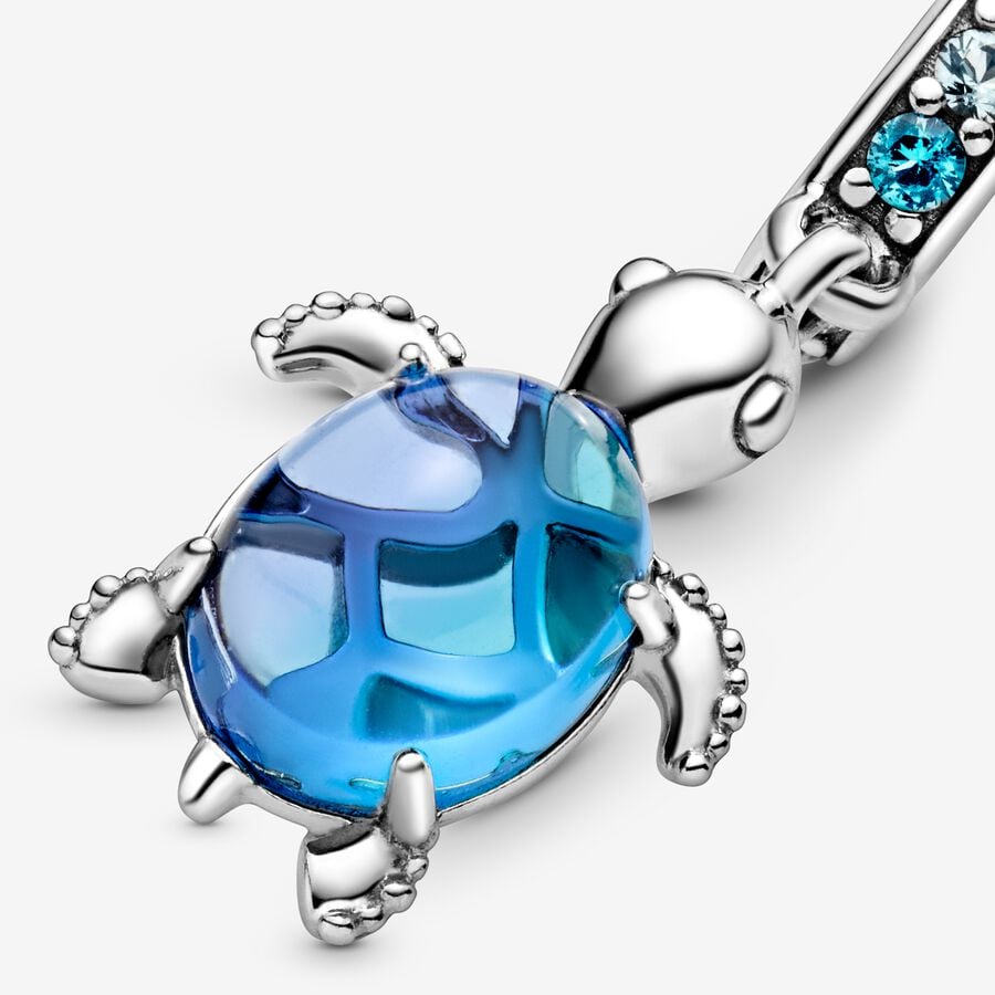 Charm Pendente Tartaruga Marina Vetro di Murano