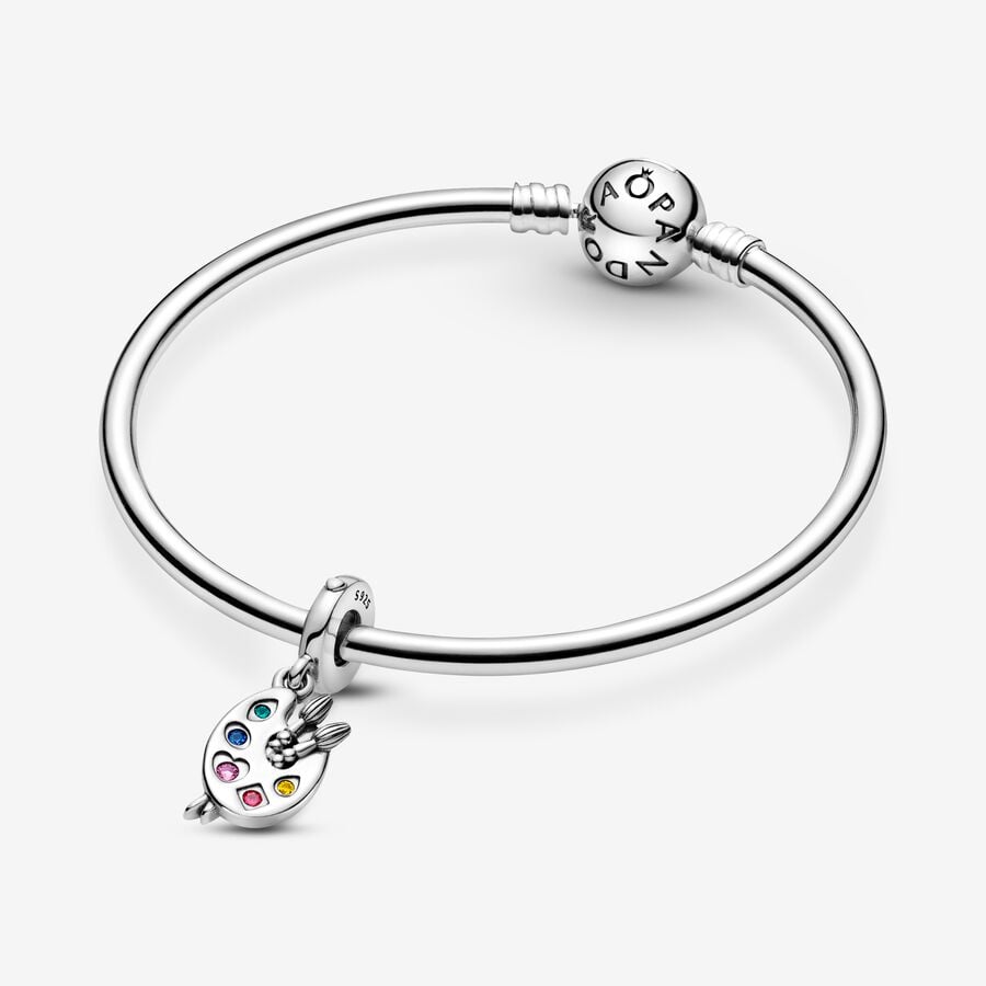 Pendentif Charm Palette d'Artiste