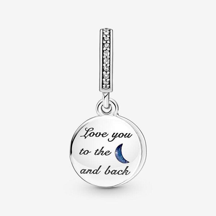 Pendentif Charm « Aller-retour vers la Lune »