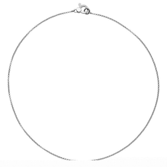 Thin rolo necklace