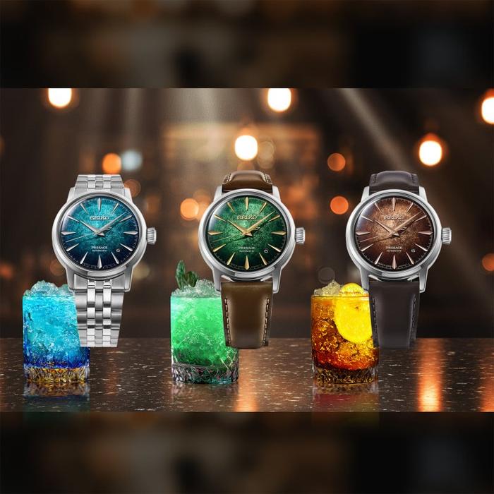 Orologio PRESAGE Cocktail ~ Automatico 3 sfere data