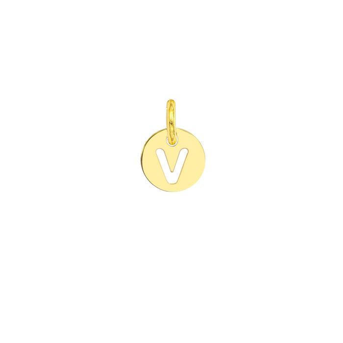 Charm Lettera V in Oro