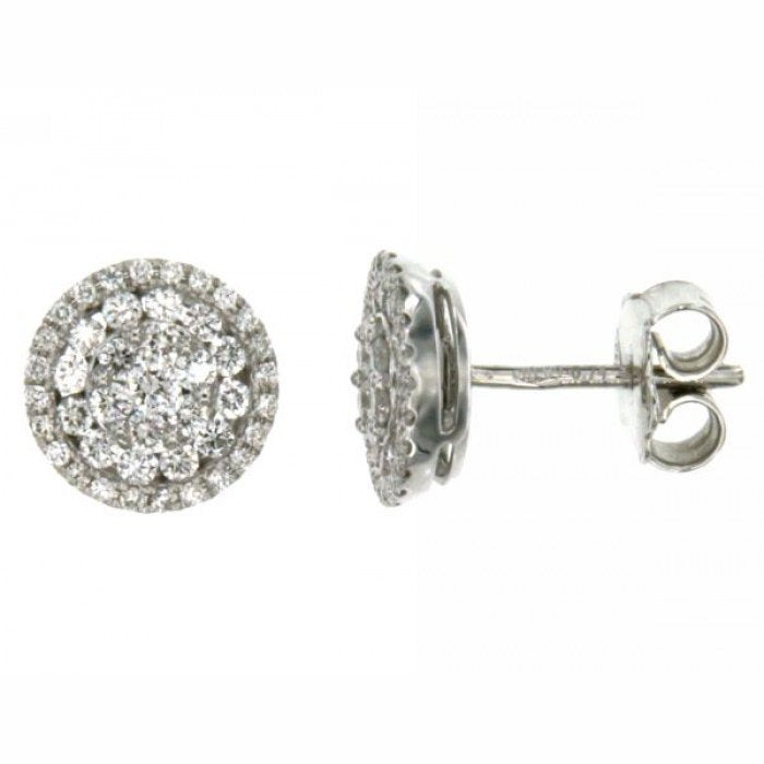 Boucles d'oreilles créoles à fleurs br