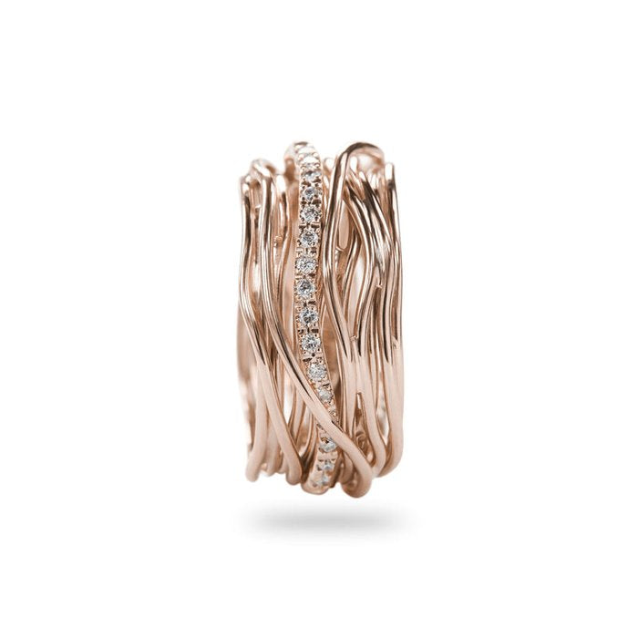 Filodellavita Classic 13 threads in Pink and 16 White Diamonds