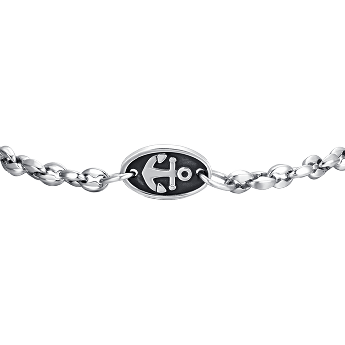 BRACELET HOMME EN ACIER AVEC ANCRE
