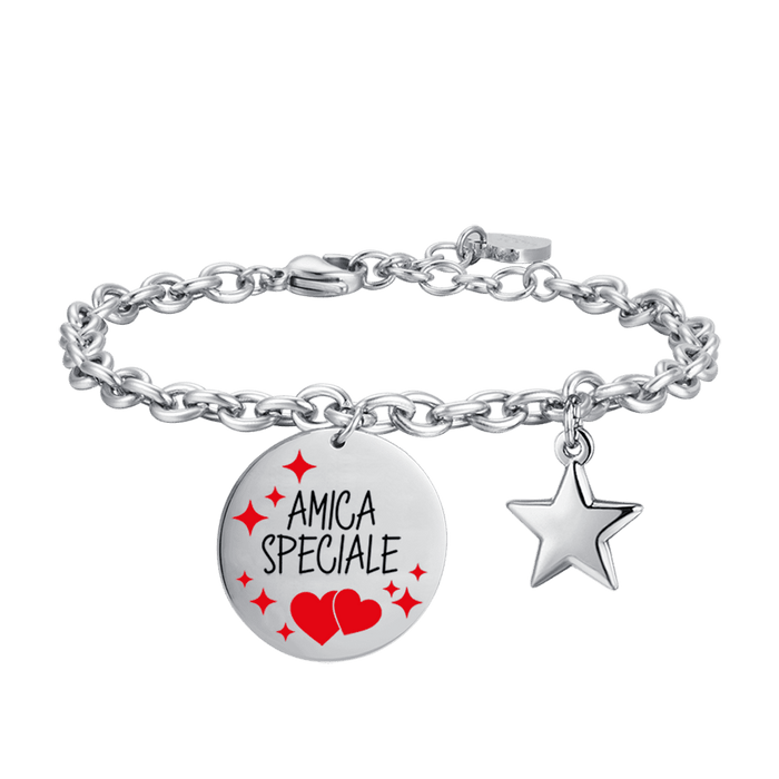 BRACELET FEMME EN ACIER SPÉCIAL AMI