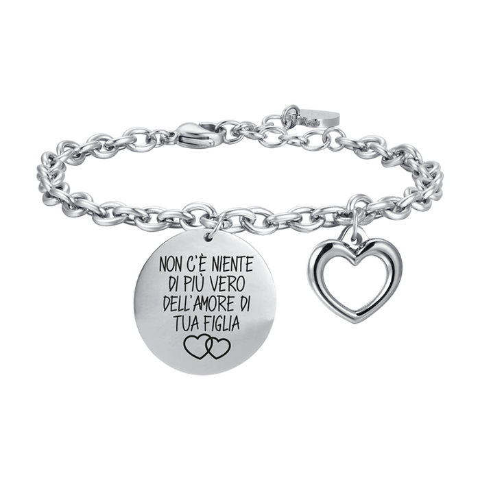 WOMEN'S STEEL BRACELET THERE IS NOTHING MORE TRUE THAN YOUR DAUGHTER'S LOVE