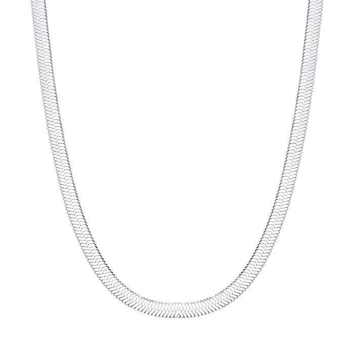 WOMEN'S SNAKE NECKLACE IN STEEL