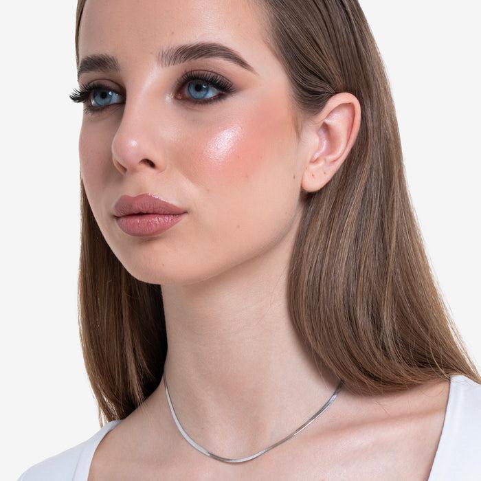 WOMEN'S SNAKE NECKLACE IN STEEL