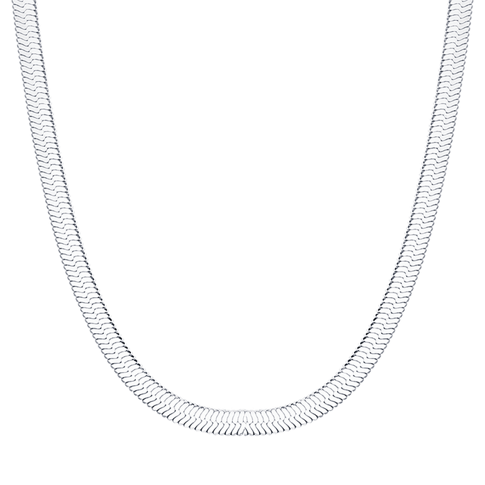 WOMEN'S SNAKE NECKLACE IN STEEL
