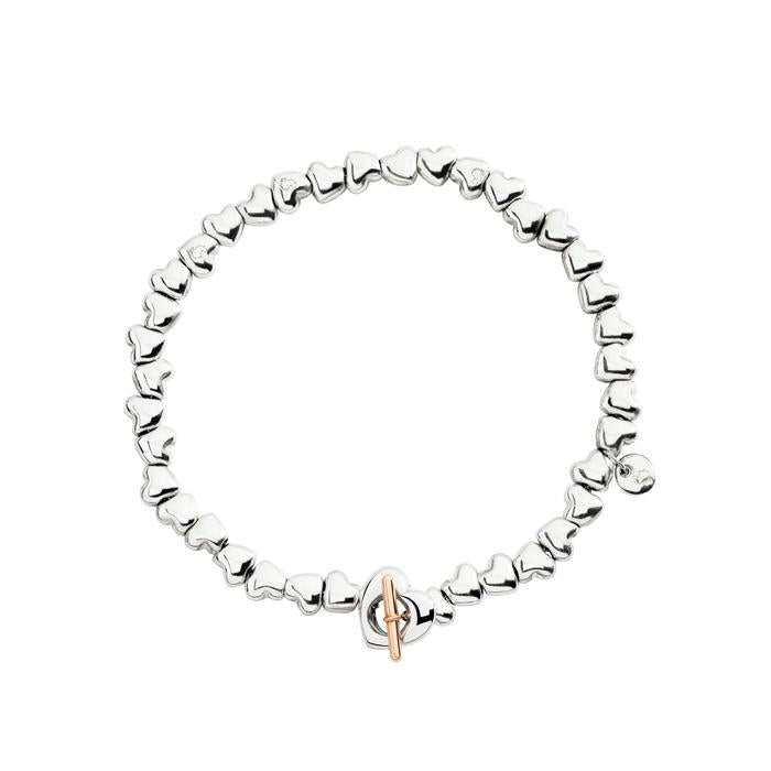 SILVER HEART BRACELET