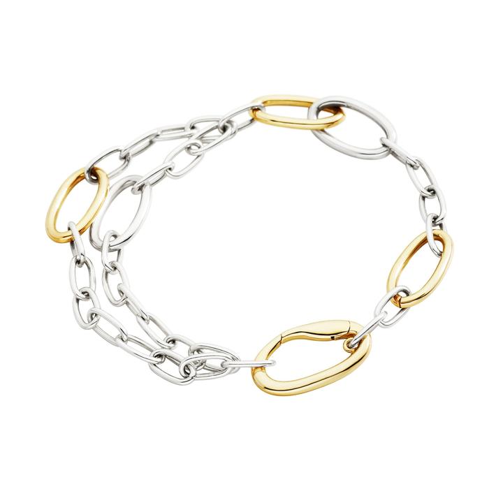 ESSENTIALS BRACELET SILVER & GOLD SILVER
