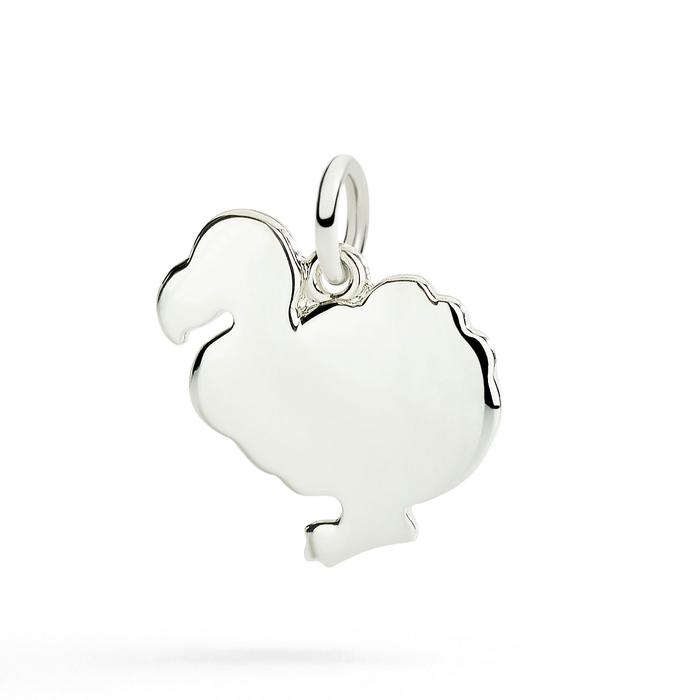 CIONDOLO DODO IN ARGENTO STERLING
