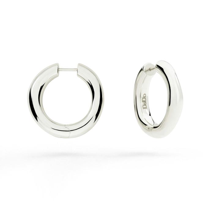 ORECCHINI HOOP ARGENTO
