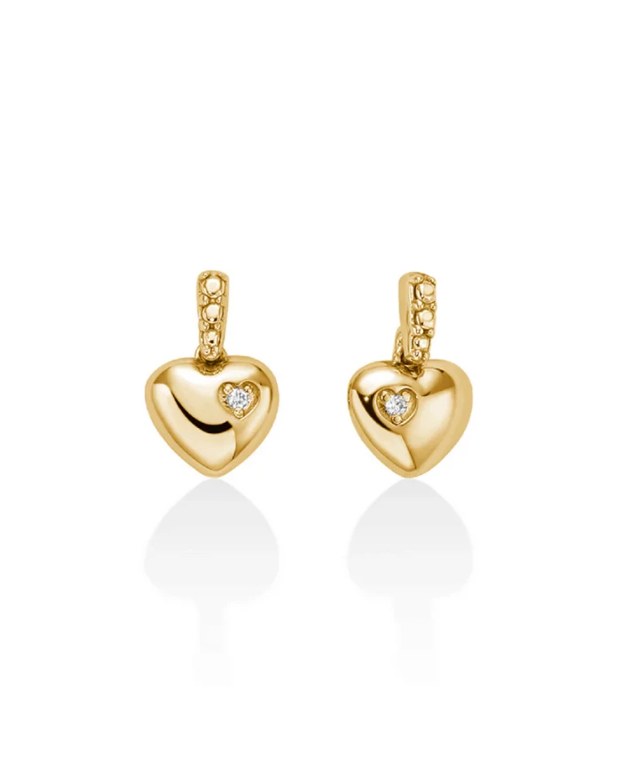 Boucles d'oreilles coeur