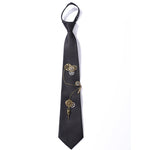 Cravate Steampunk Gothique Zippée Noire - Vignette | Steampunk Store
