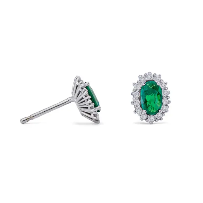 Emerald earrings