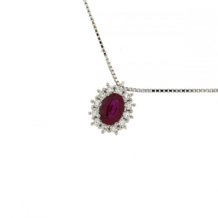 Collier ras du cou en saphir et laiton