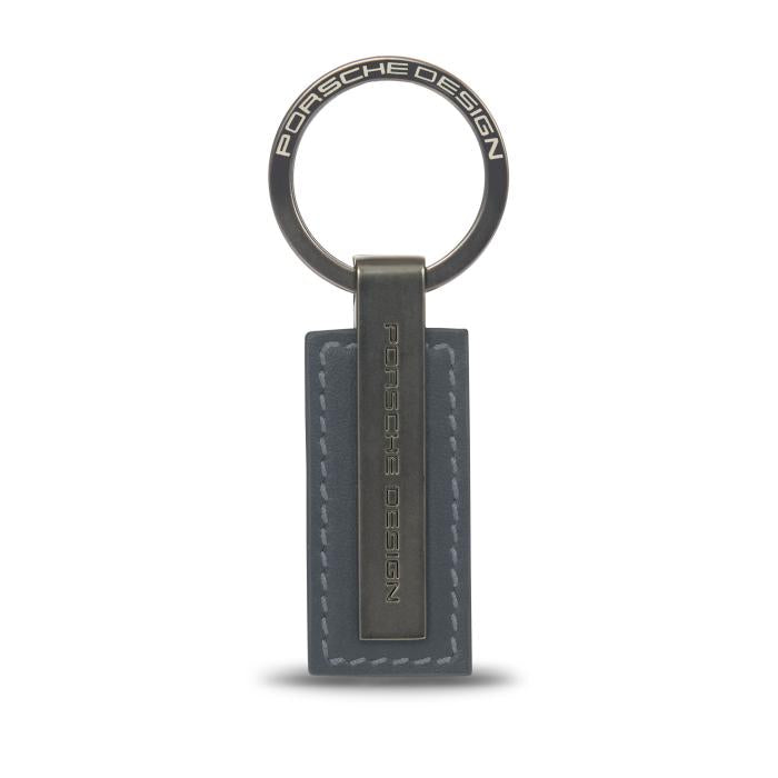 Porte-clés en métal anthracite