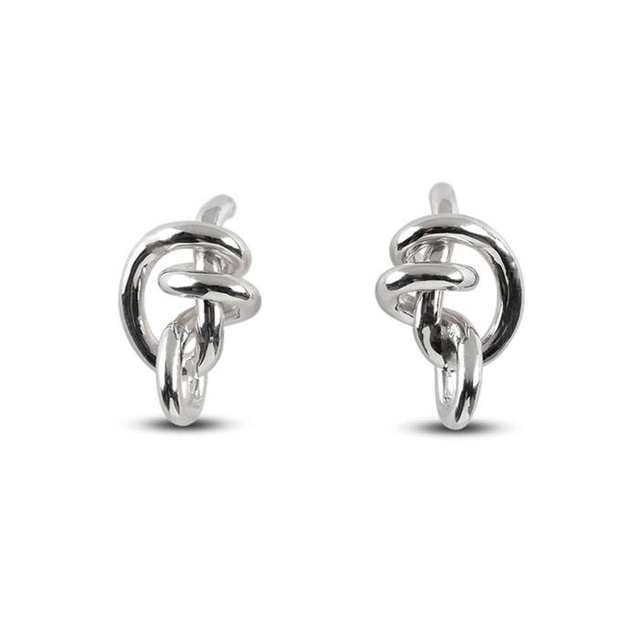 Orecchino Nodi d'Amore in Argento 925