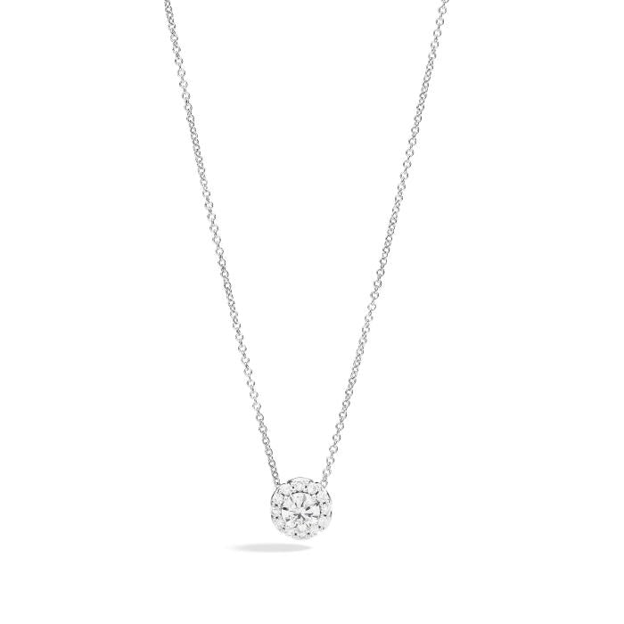 Collier Halo contour point lumineux br 0,25