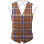 Men's Scottish Sleeveless Vest Steampunk - Tartan Pattern - Vignette | Steampunk Store