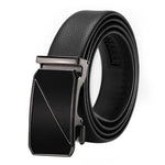 Men's Gothic Automatic Leather Belt - Dark Steampunk Style - Vignette | Steampunk Store