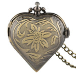 Reloj de Bolsillo Colgante para Mujer - Heartness Vintage - Vignette | Steampunk Store