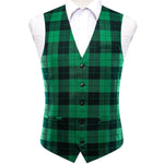 Men's Scottish Sleeveless Vest Steampunk - Tartan Pattern - Vignette | Steampunk Store