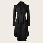 Manteau Léger Femme Steampunk — Rayé à encolure - Vignette | Steampunk Store