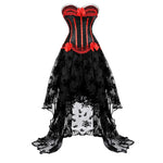 Burlesque Corset Style Dress - Steampunk Victorian Corset Dress - Vignette | Steampunk Store