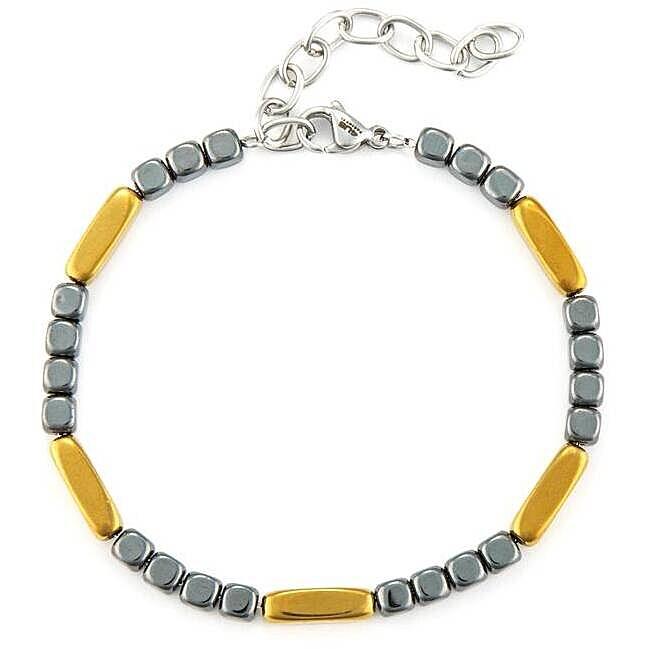Bracelet en acier hématite