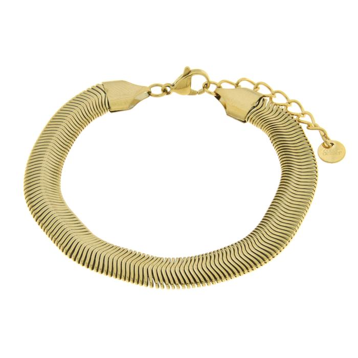 Bracciale in Acciaio catena a serpente