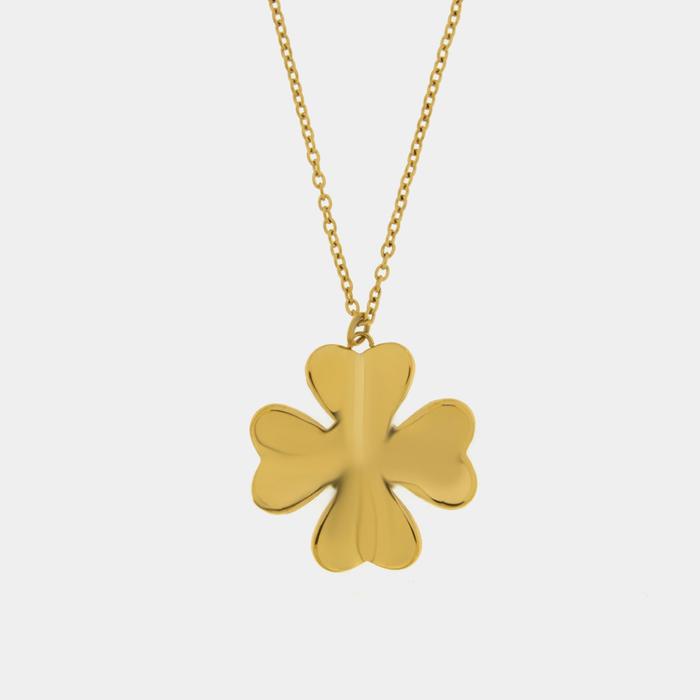 Collana in Acciaio con fiore