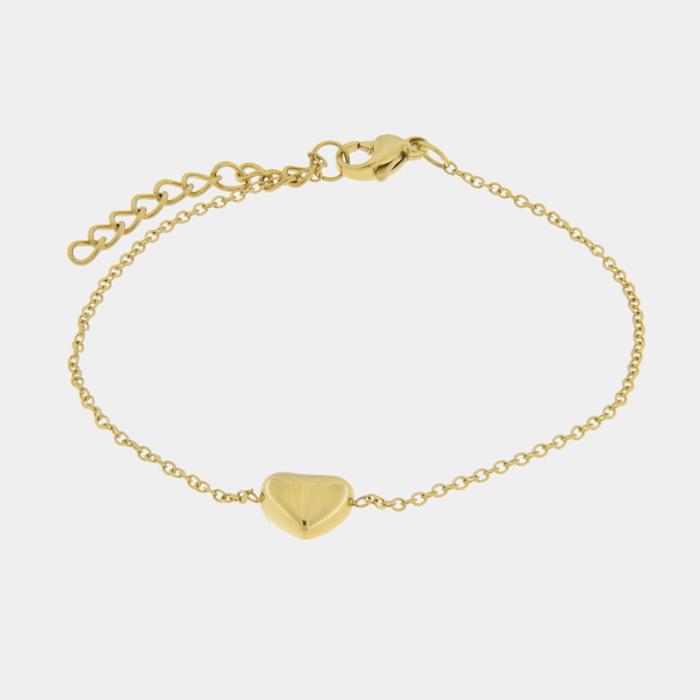 Steel Bracelet with Heart