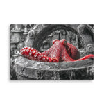 Steampunk Octopus Schilderij — Industrieel Monster Canvas - Vignette | Steampunk Store