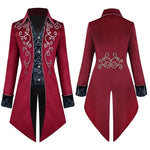 Masculino Redingote Fantasia Imperial - Fitted Steampunk Frock Casaco - Vignette | Steampunk Store