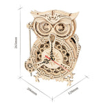 DIY Wooden Eule Uhr - Vignette | Steampunk Store
