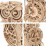 DIY Wooden Eule Uhr - Vignette | Steampunk Store