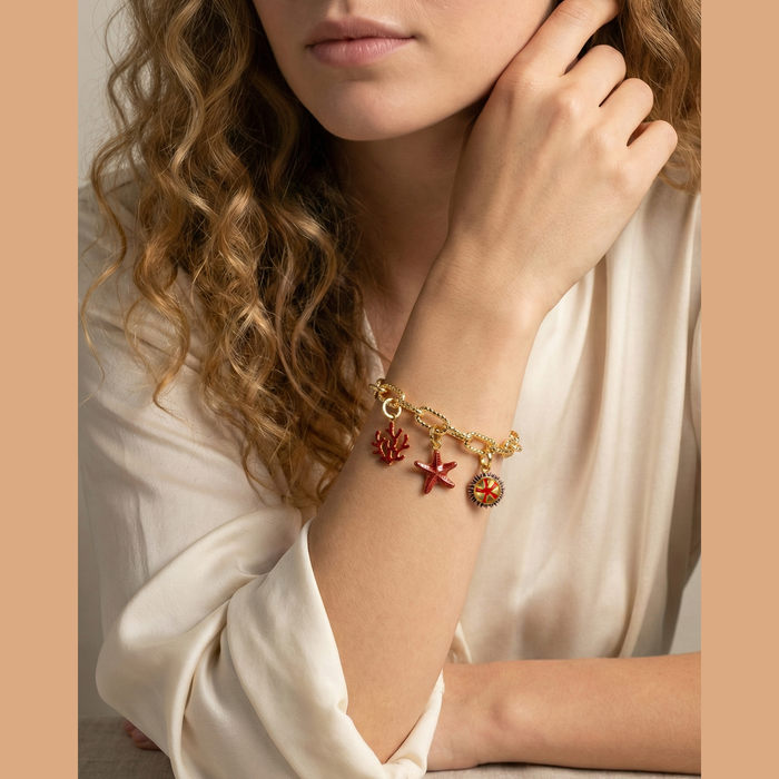 Charm Stella Marina Rossa