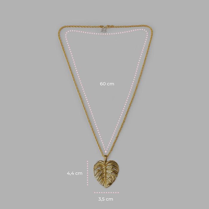 Pendente Monstera Gold