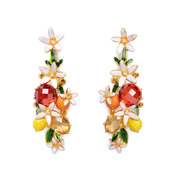 Orange Blossom Earrings