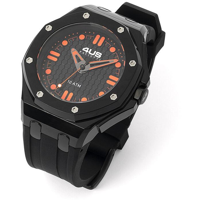 Orologio gomma nera