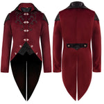 Masculino Gótico Frock Casaco Bram Stoker - Dark Vitoriano Masculino Jaqueta - Vignette | Steampunk Store