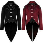 Masculino Gótico Frock Casaco Bram Stoker - Dark Vitoriano Masculino Jaqueta - Vignette | Steampunk Store