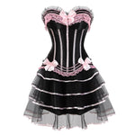 Robe Corset Rose - Vignette | Steampunk Store