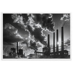 Tableau Noir et Blanc Industriel - Vignette | Steampunk Store
